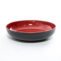 Black Lacquer Bowl with Red Interior