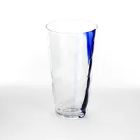 Glass Cup (CL/BL/d.8.2x15.2cm / 445mL)