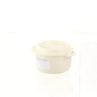 Plastic Lunch Box (Pot/White/M / 150mL)