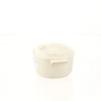 Plastic Lunch Box (Pot/White/M / 150mL)