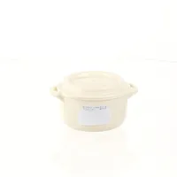 Plastic Lunch Box (Pot/White/M / 150mL)