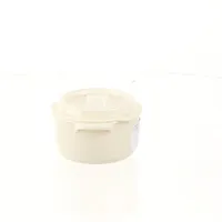 Plastic Lunch Box (Pot/White/M / 150mL)