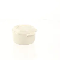 Plastic Lunch Box (Pot/White/M / 150mL)
