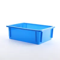 Light Blue Stackable Storage Bin