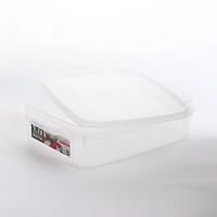 Microwavable Clear Plastic Food Container - 1.7L