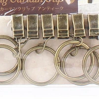 Antique Curtain Clips 6pcs