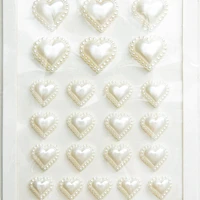 Min100 Rhinestone Heart Stickers