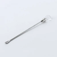 Spoon-Shaped Gel Nail Spatula For Mixing and Scooping Glitter