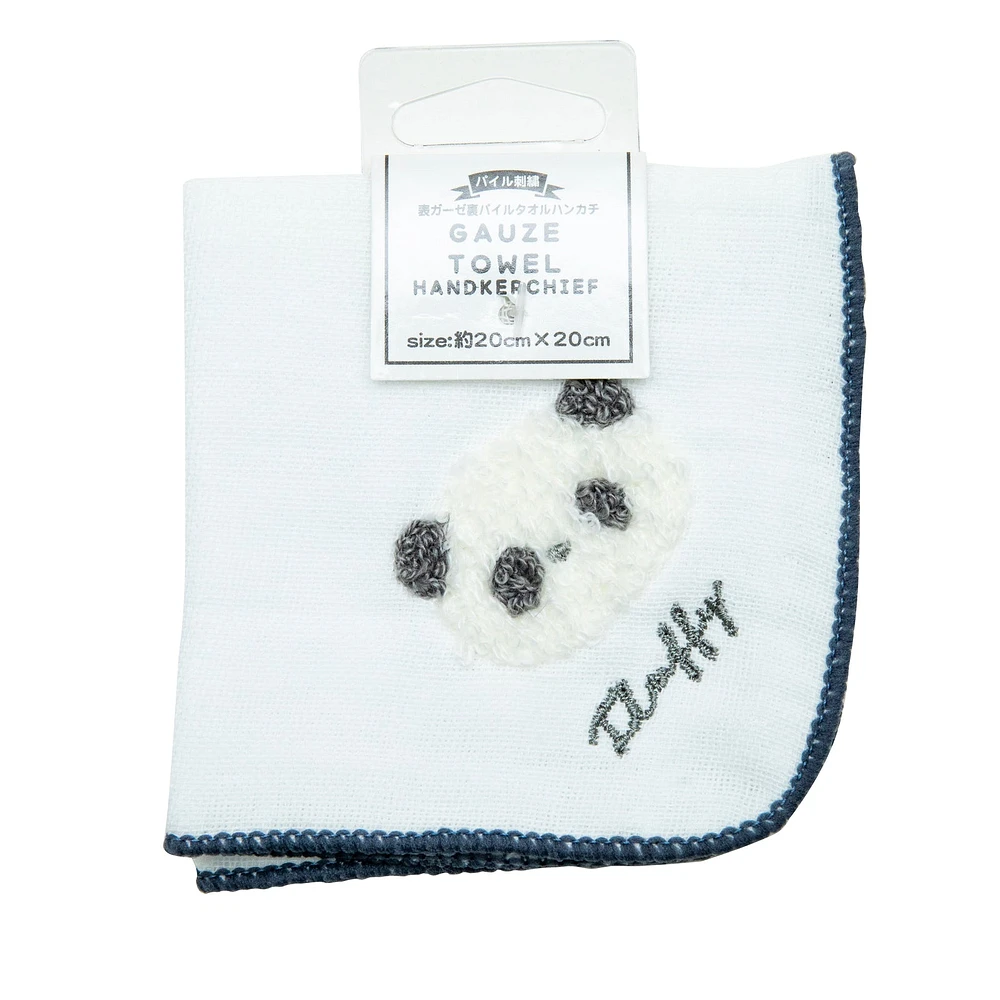 Panda Gauze Towel Handkerchief