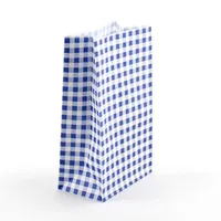 Treat Bags (Gingham/BL*RD*BK/21x10.3cm (14pcs))