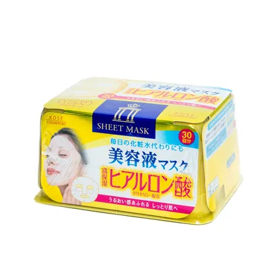 Kose Clear Turn Hyaluronic Acid Sheet Masks (30 Sheets)