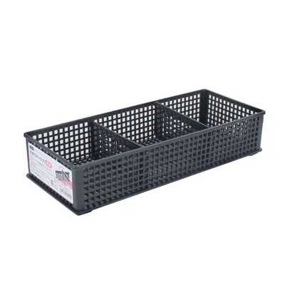 Plastic Organizer Basket with Movable Compartments