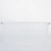 Clear Plastic Storage Basket with Oval Shape Handle