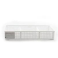 3-Section White Shallow Organizer with Movable Compartments