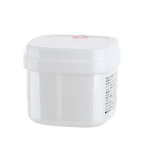 White Push-Open Plastic Container - 500mL