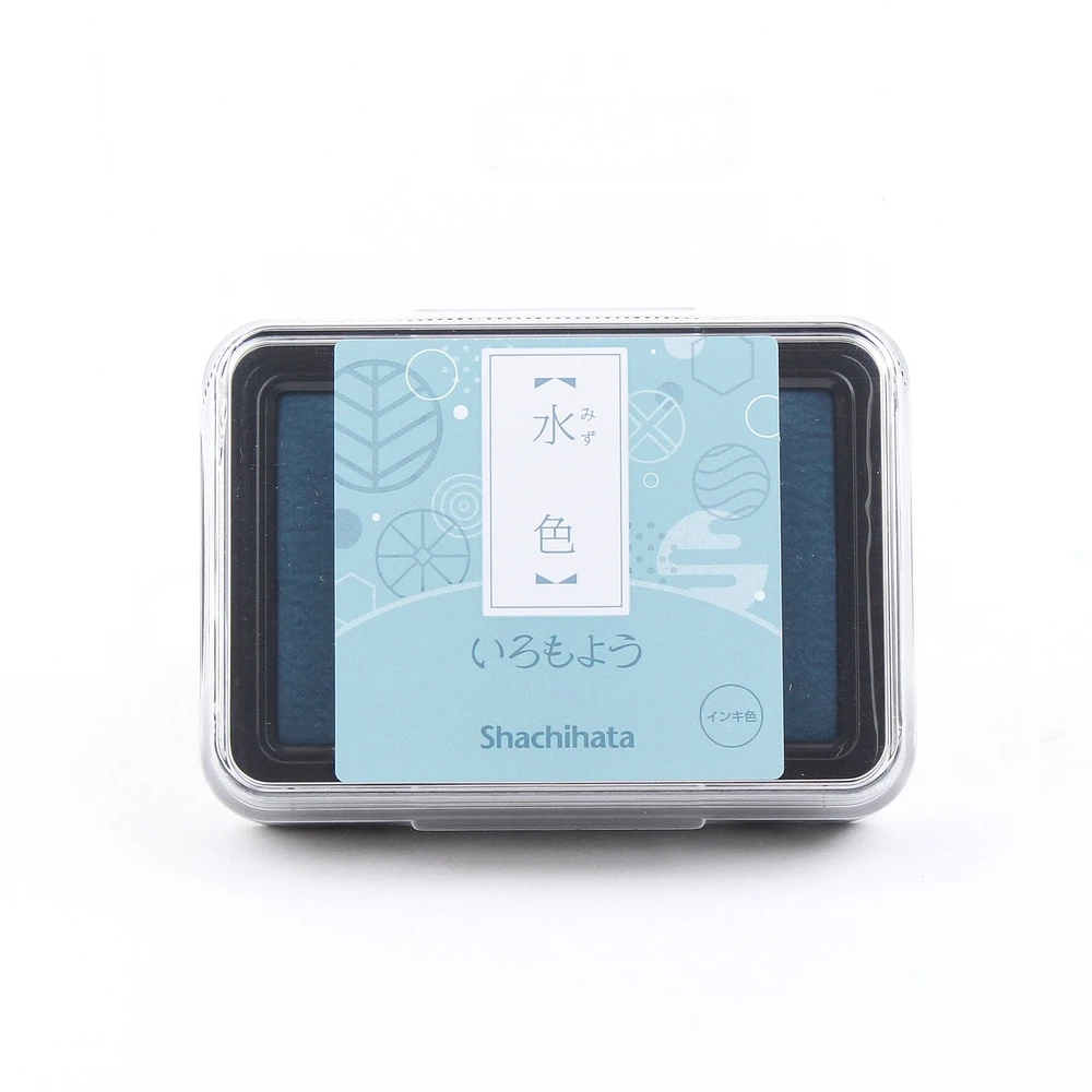 Shachihata Mizu-iro Light Blue Stamp Pad