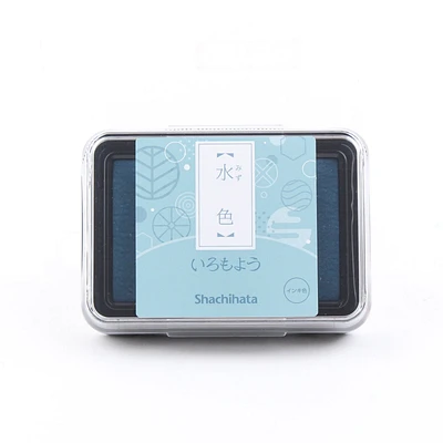 Shachihata Mizu-iro Light Blue Stamp Pad