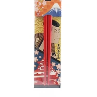 Utamaro Painting Wooden Chopsticks