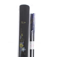 22.5cm Floral Bamboo Chopsticks with Case