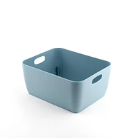 Container (L Shape/DK BL/20x16x9cm)