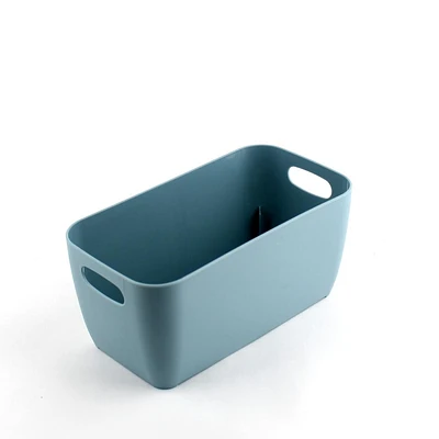 Container (Slim/L Shape/DK BL/20x11x9cm)