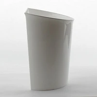 Garbage Bin (w/Wall Hanging Hook/Round/WT/2.3L)