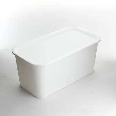 White Storage Box with Lid (11.5x26x14cm / 2.9L)