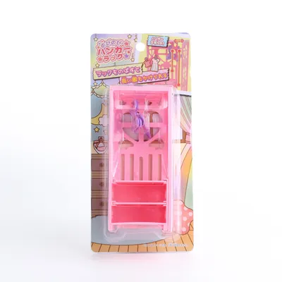 Expandable Doll House Closet with 3 Hangers