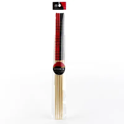 Cooking Chopsticks (Non-Slip/BK*RD/33cm (1pr))