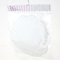 Lace Paper (White/Diameter 22cm (8pcs))