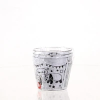 Dessert Cups (PS/Panda/Clear/Black/Diameter 5.6x6.4cm (3pcs))