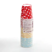 Disposable Paper Cups (Polka Dots/d.5.9x5.9cm / 100mL (30pcs))