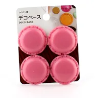 Decoration Particles (Food/Macaroons/4xCol/3.5x03.5cm (4pcs))