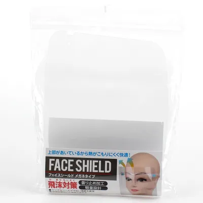 Face Shield (PET/PC/TPE/WIth Glasses Frame)
