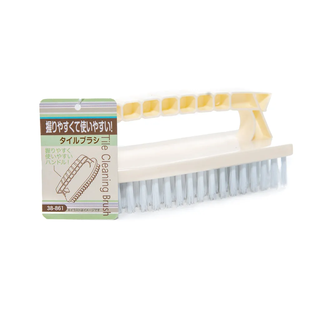 Tile Cleaning Brush with Iron Handle