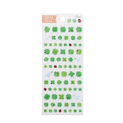 Summer Pattern Clover Stickers