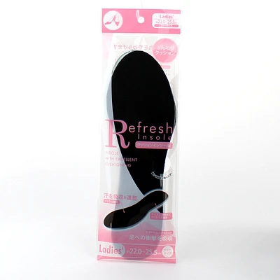 Insoles (Cut to Fit/Cushion/Women/22-25.5 cm/BK/1 pair)