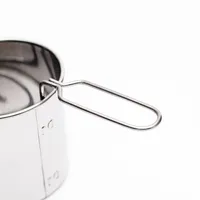 Stainless Steel Flour Sifter with Handle (Silver/16.9xDiameter 9x8.5cm)