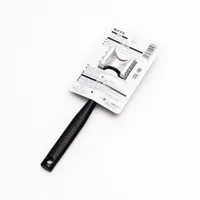 Meat Tenderizer (2-Sided / Black /Silver/18.5cm)