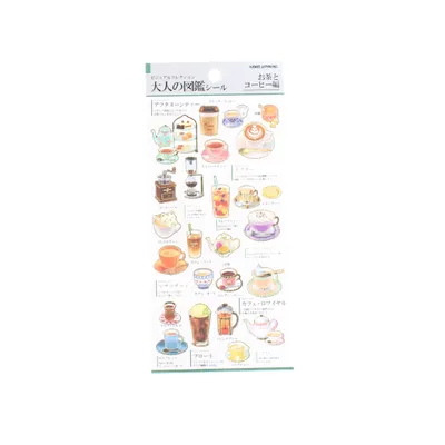 Kamio Picture Dictionary Stickers (Coffee Tea)