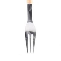 Stainless Steel Dessert Fork with Wooden Handle(16cm)