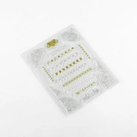 BGM Retro Line Clear Stamps