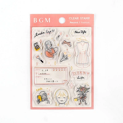 BGM Record / Fashion Clear Stamps