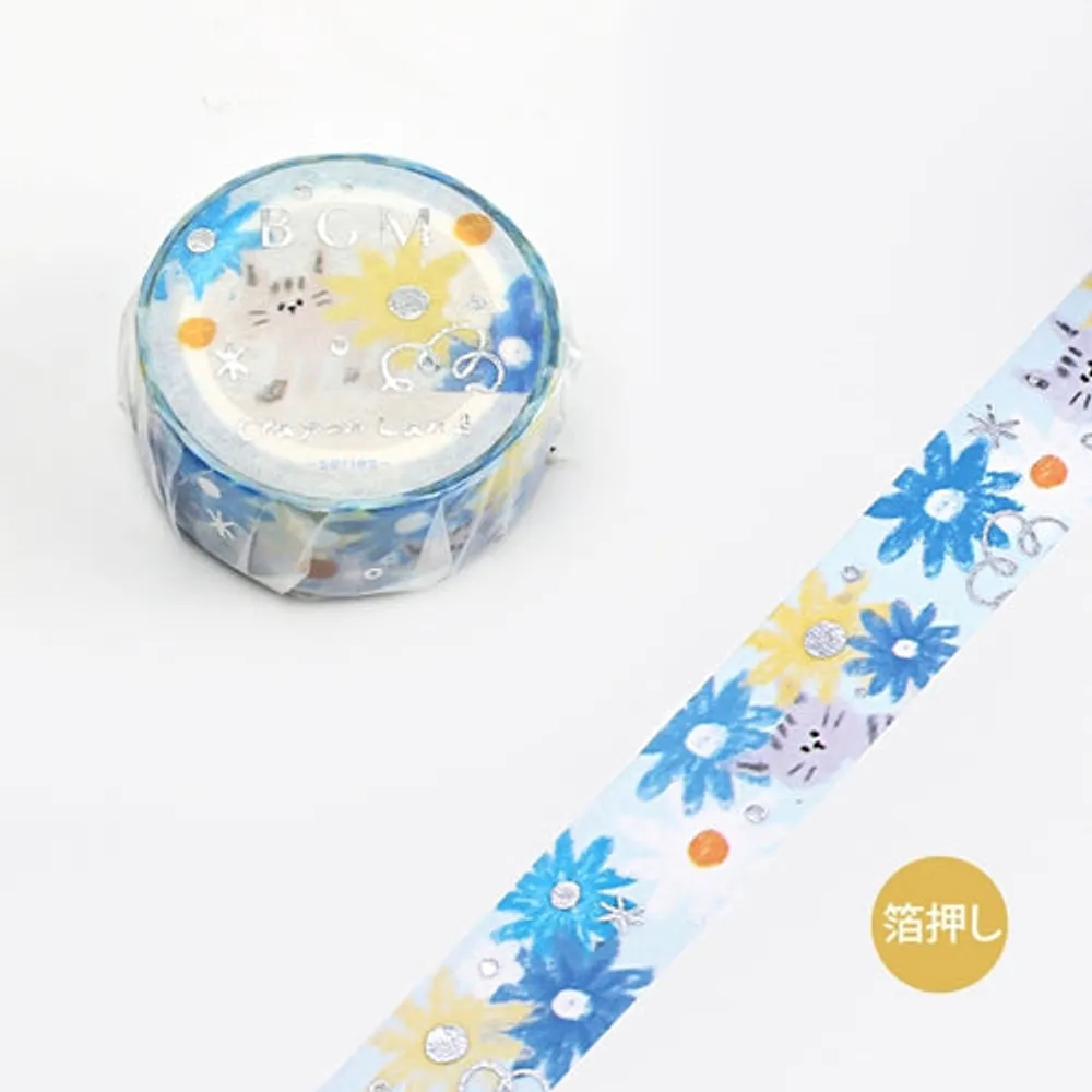 BGM Cat Cosmos Masking Tape