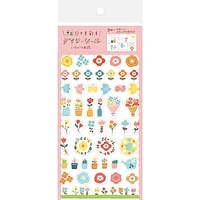 Furukawa Shiko Colourful Flower Stickers QS133