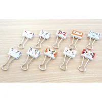 Velos Binder Clip Japanese Traditional Makup 10 pc