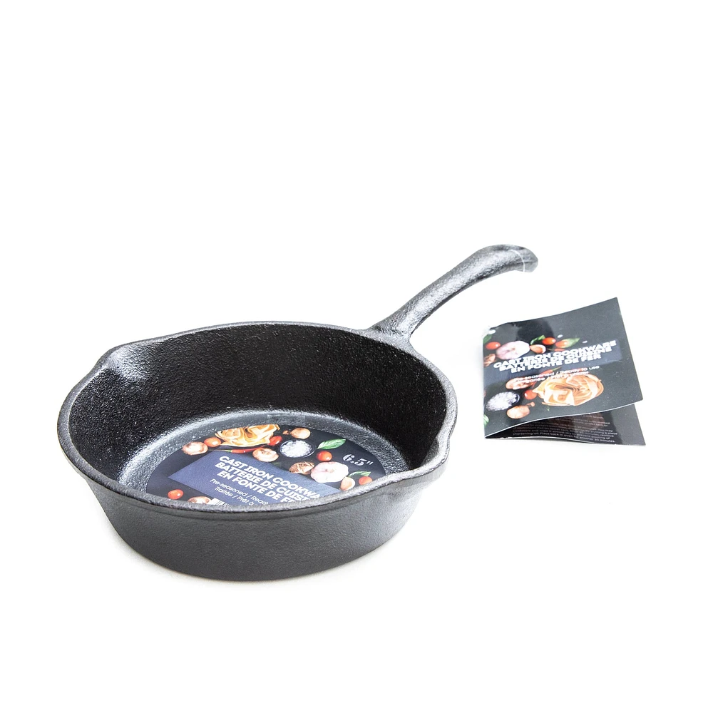 Cast Iron Cookware 6.5" Pan