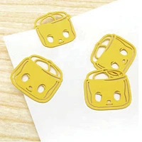 Fueki Nori Kogyo Clip Fueki-kun Paper Clip W32 × H30mm Yellow / Fueki-kun Type