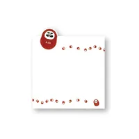 Yamazakura Bookmark Memo Pad Japan: Mt. Fuji, Buddha, Daruma Doll (3 design x 5 sheets)