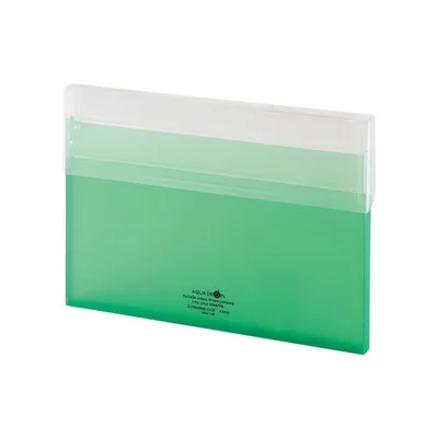 Lihit Lab A4 Thin Document Case - Yellow-Green